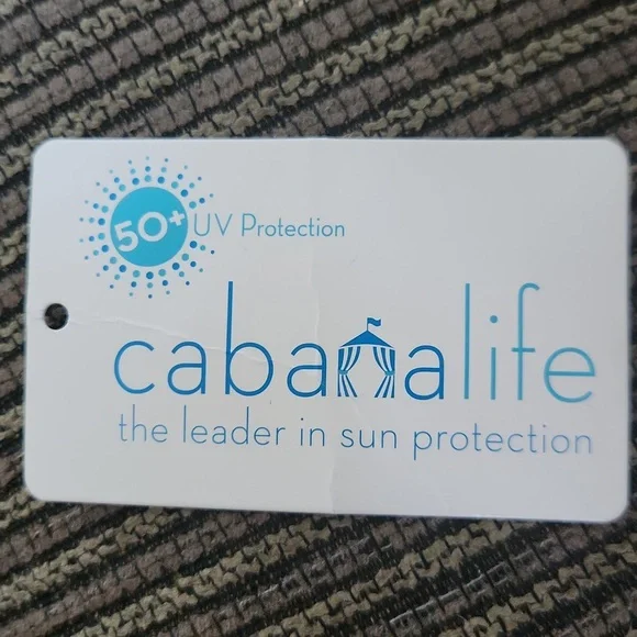 Cabana Life Preppy Beach UPF 50+ Coastal Bikini Set Swim Coral & Turquoise L - Picture 12 of 16